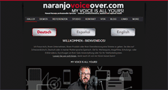 Desktop Screenshot of naranjovoiceover.com